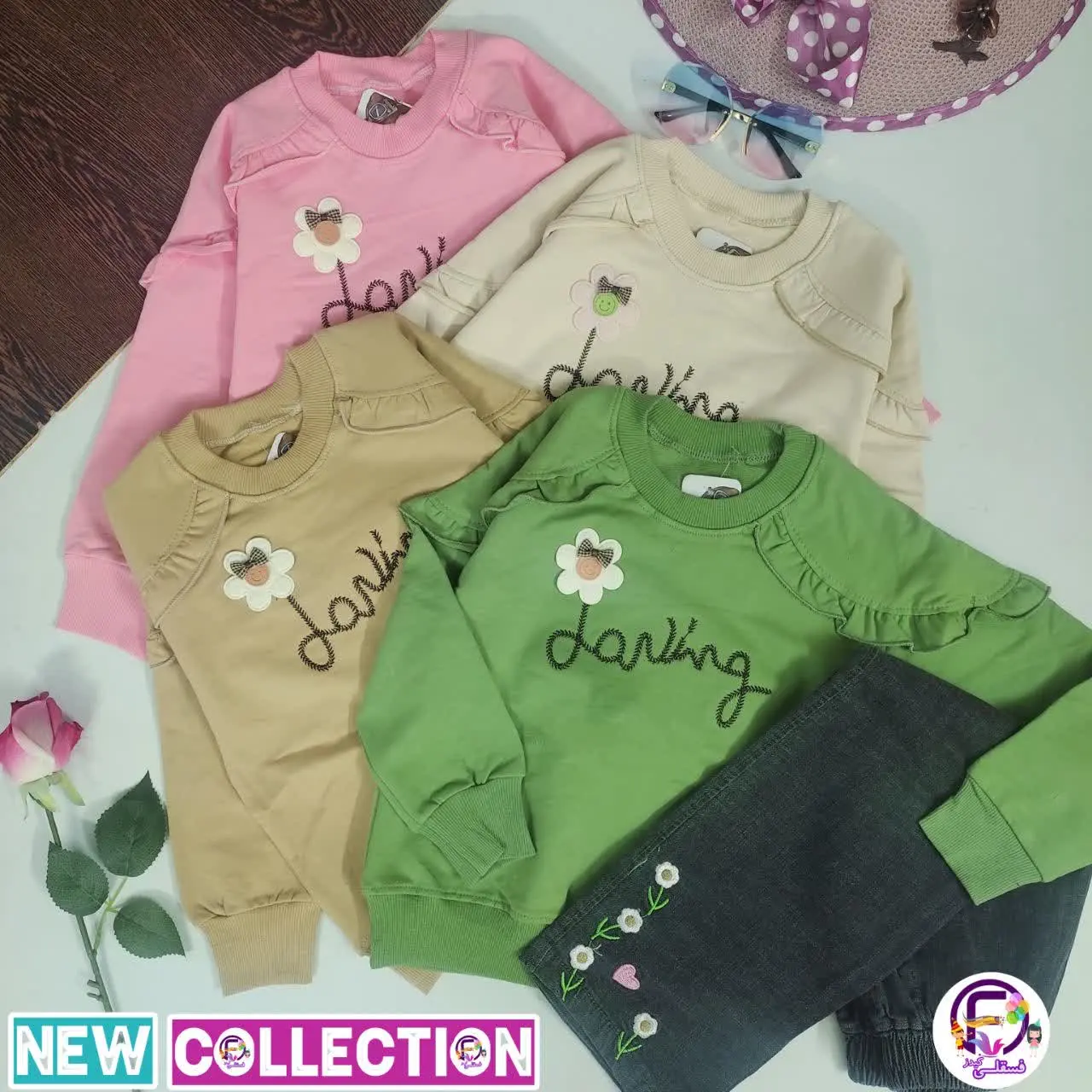 🔅جنس: بلوز‌ دورس پنبه درجه یک، گلدوزی شده، دور یقه و دم آستین و دم لباس کشباف پنبه، روی آستین مدل چین دار که بسیار زیباترش کرده مدل لش
