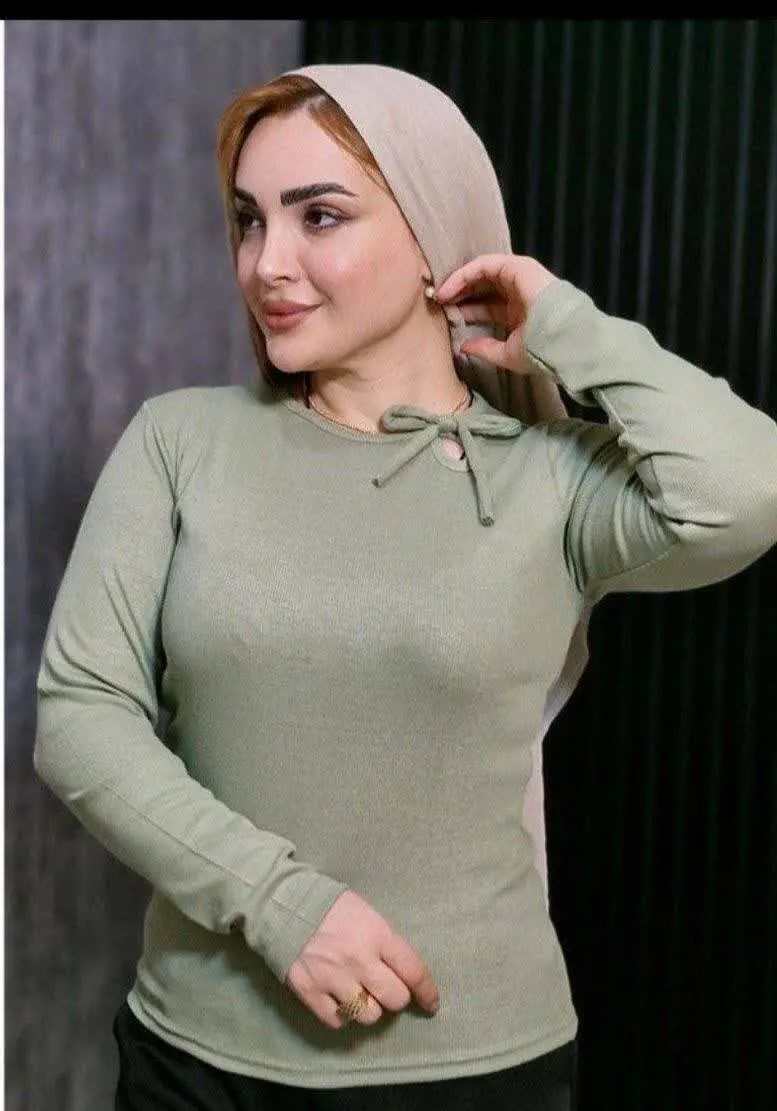 ⚜بلوز کبریتی سرشانه پاپیون