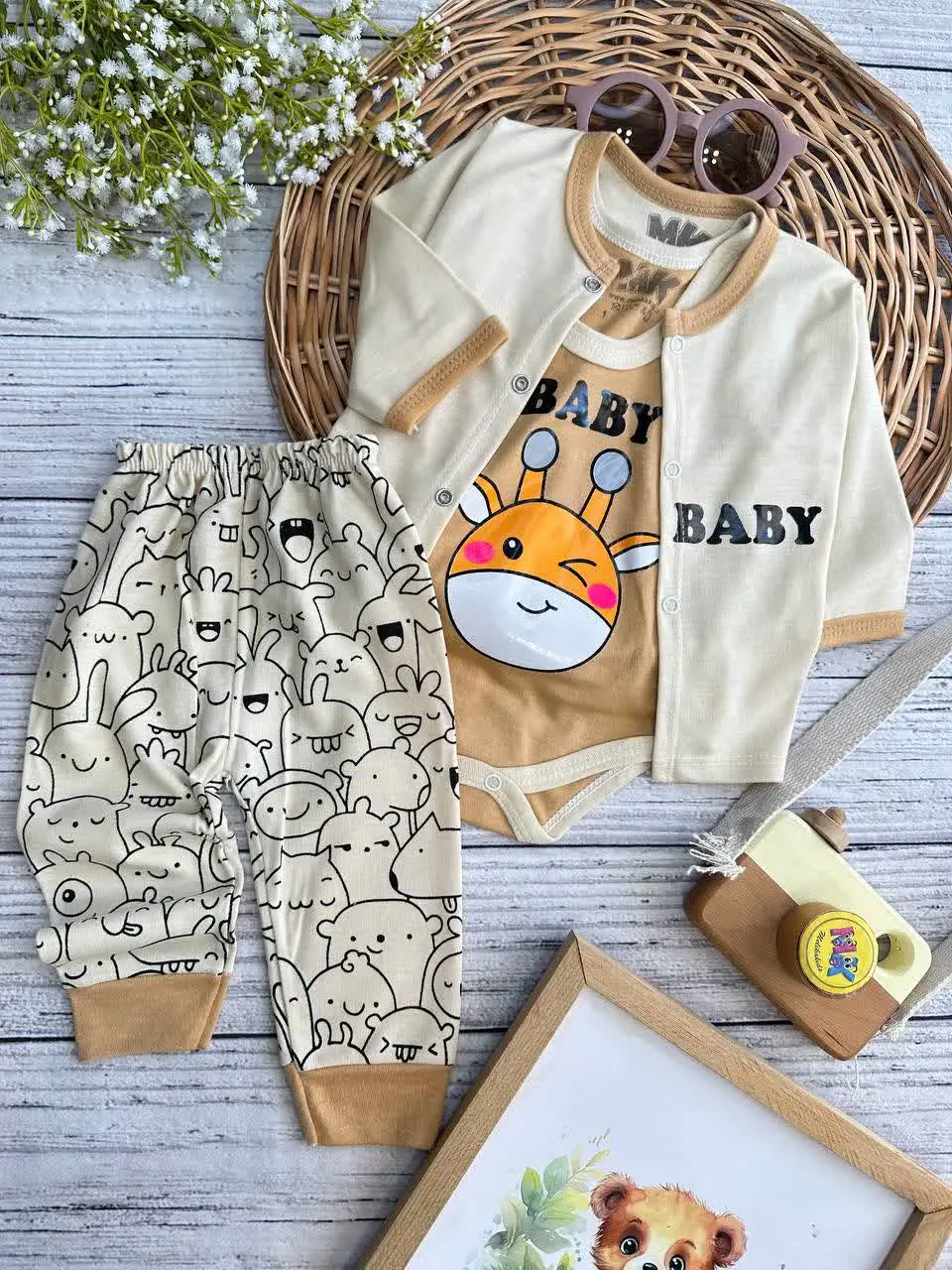 سایز۱ 👈 عرض سینه بادی ۲۲ قد...