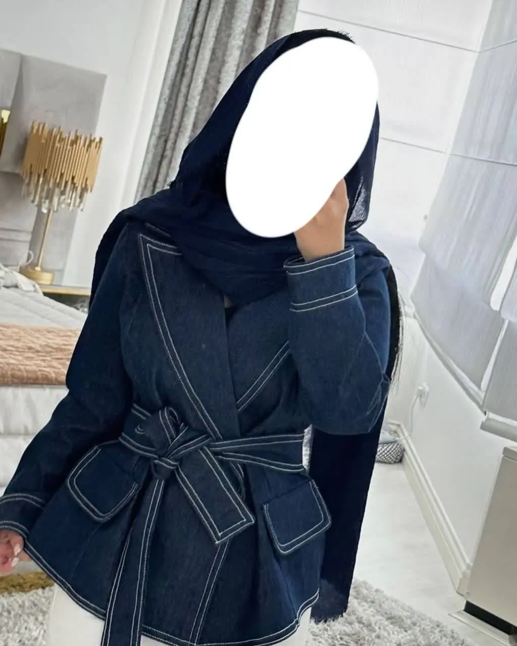 💙به همراه کمربند از جنس کت