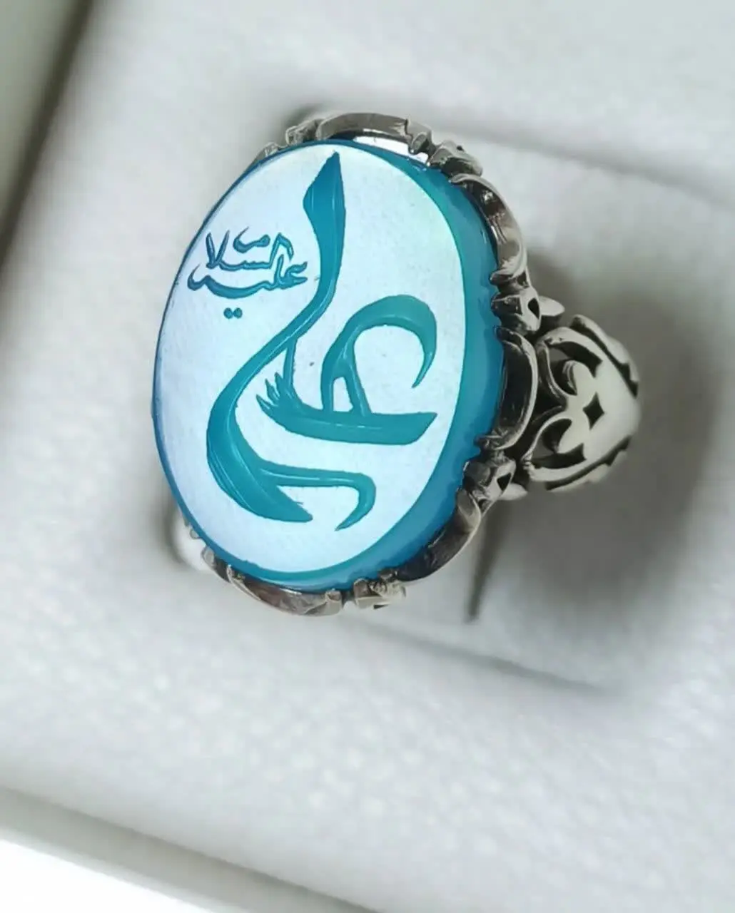 💎انگشتر عقیق آبی اصل