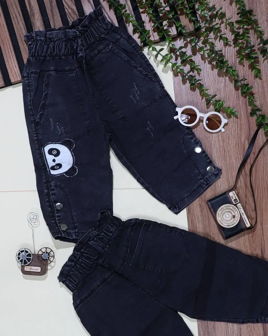 👖نام کالا: #شلوار_جین گلدوزی دخترانه 
