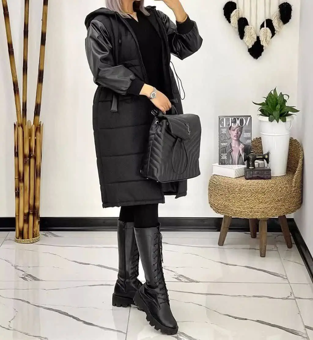 👚 نام: کاپشن آستین چرم
