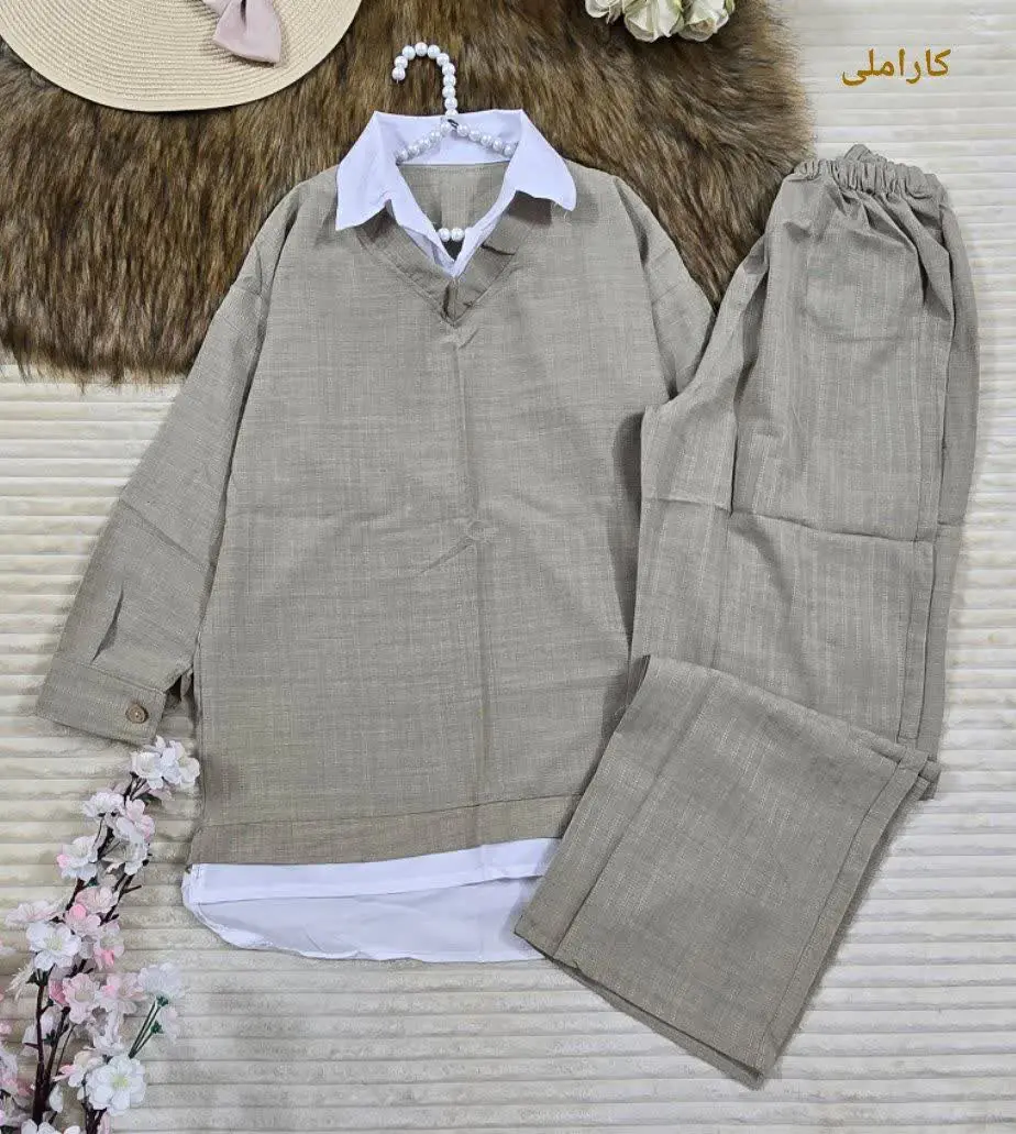 ست مانتو و شلوار خاطره