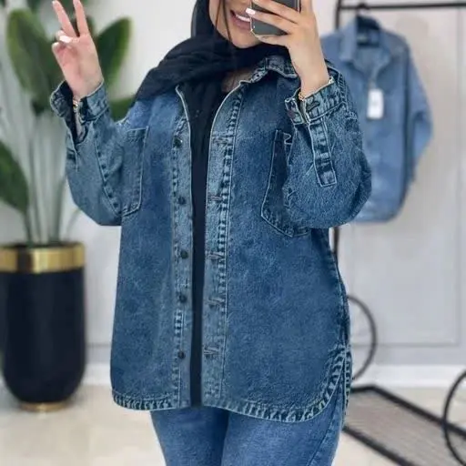 مانتو جین با کیفیت عالی🍃🍃