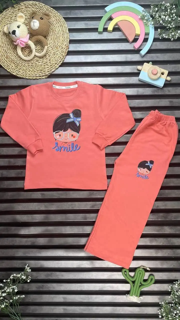 🌱🌱 بلوز شلوار دخترانه پارچه پنبه دورس با کیفیت بی نظیر 🌱🌱
