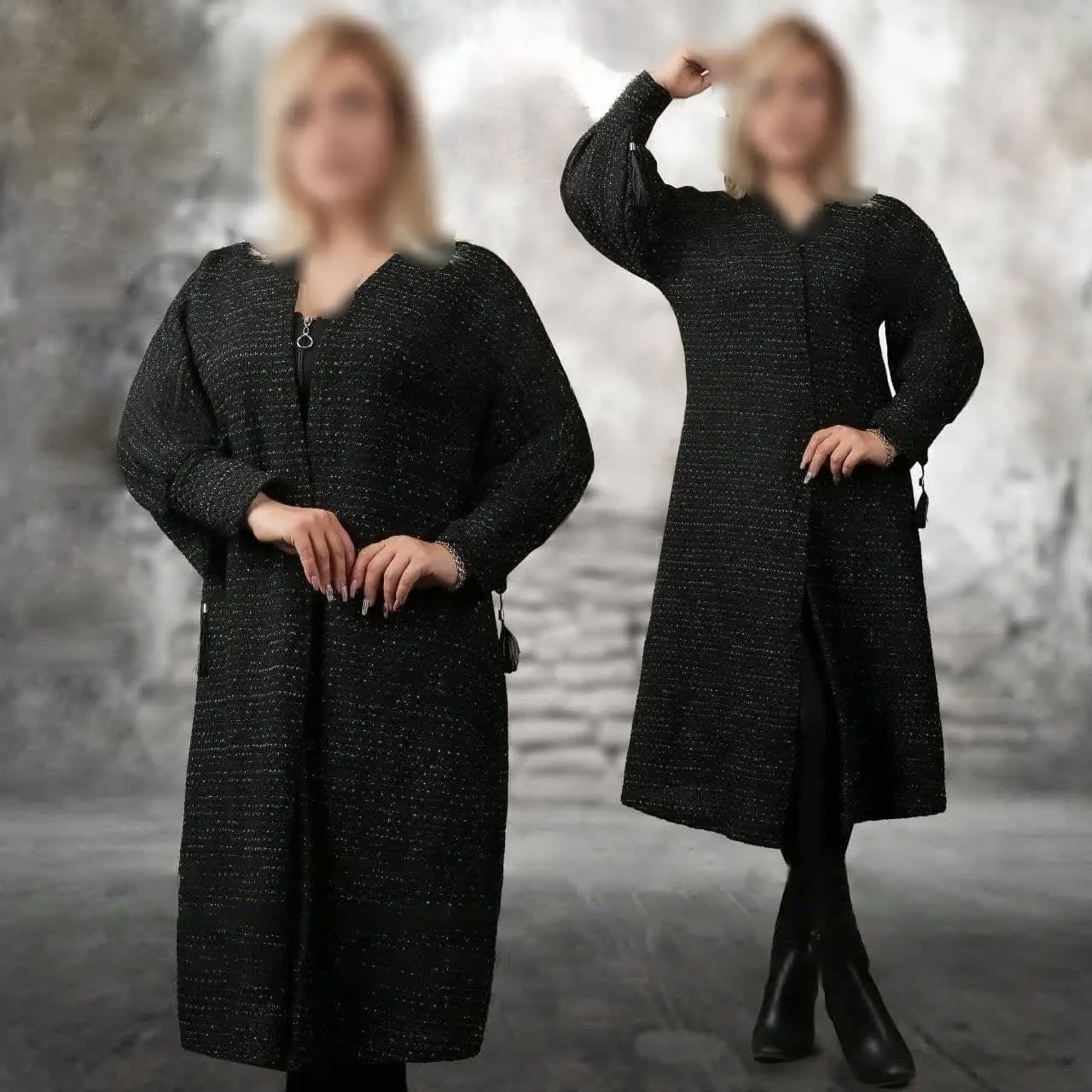 ❤️نام: مانتو عبایی مدل سانان ۱۶
