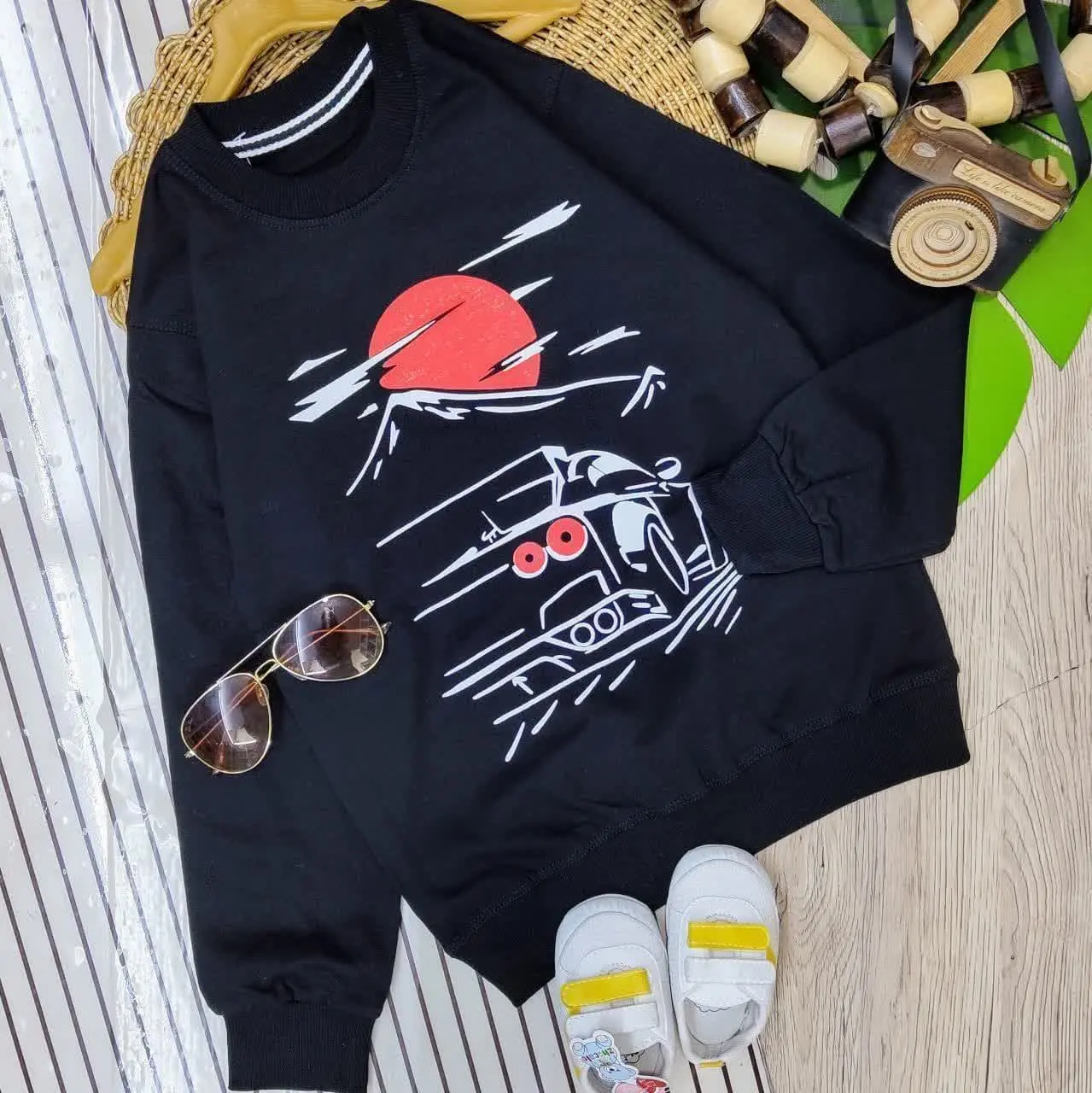 بلوز تک پسرانه طرح کامیون