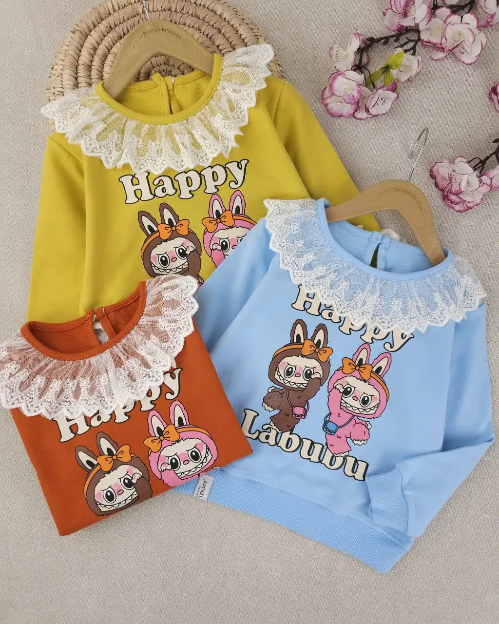 بلوز تک دخترانه happy