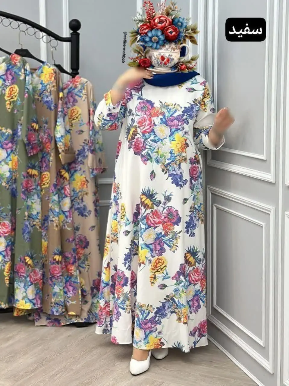 🎨رنگ بندی: زیتونی, سفید, کر...