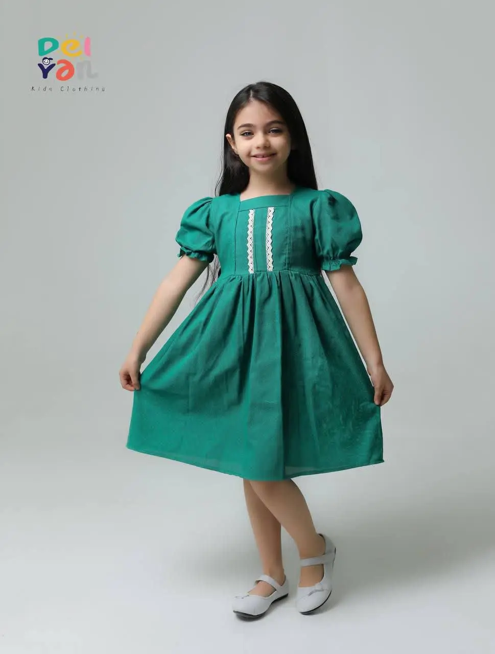 پیراهن دخترانه فوق العاده زیبا وخنک🍃🍃
