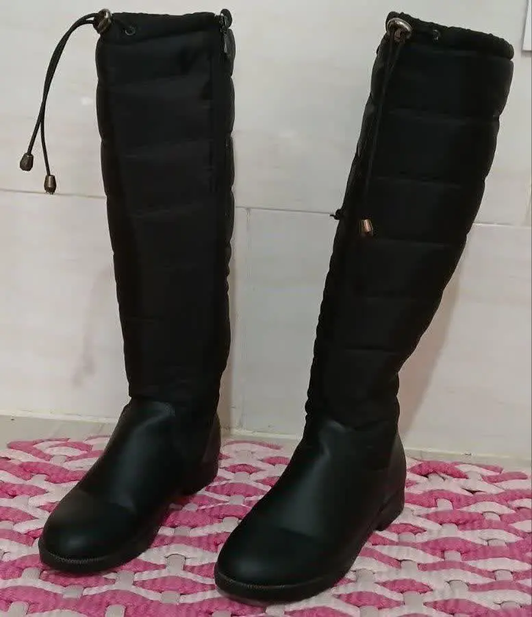 بوت ساق بلند زنانه مدل کاپشنی سایز ۳۸ 
