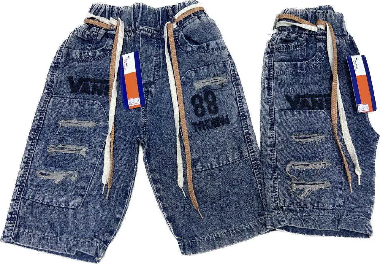 🔮شلوارک تک جین اسپرت vans🔮
