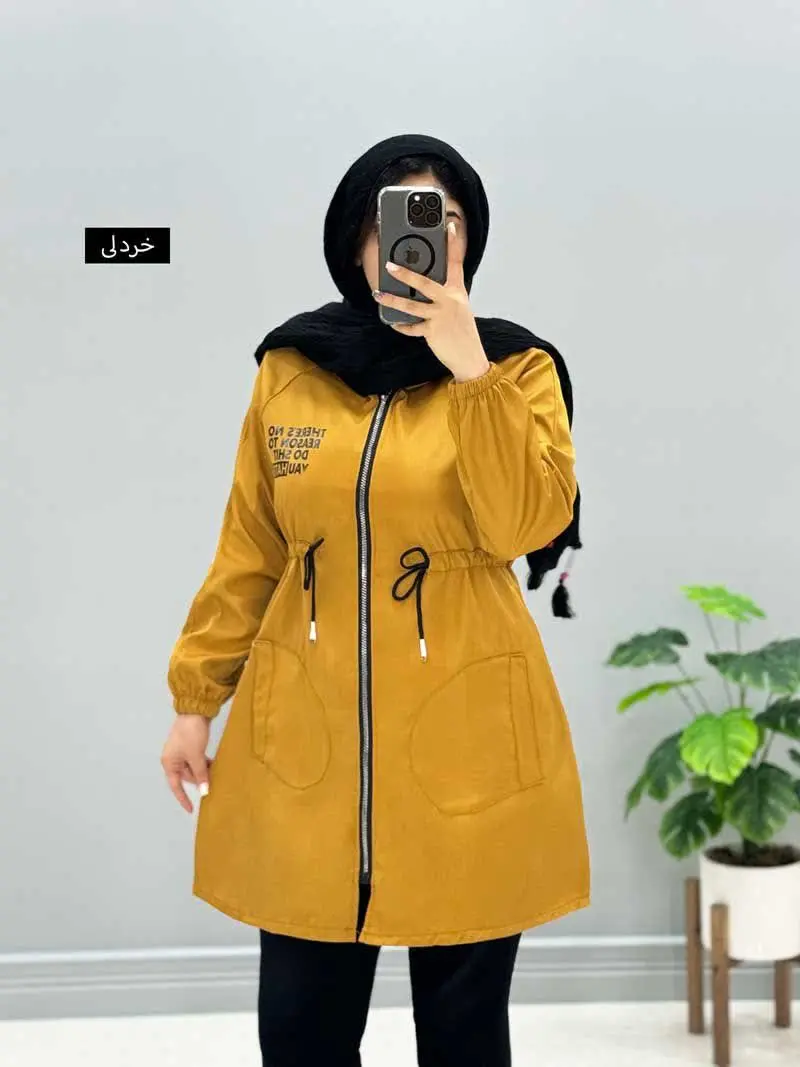 یه بارونیه ضد آب و تو کرکی مناسب استفاده برای روزای بارونی پاییزیت🥰🌧
