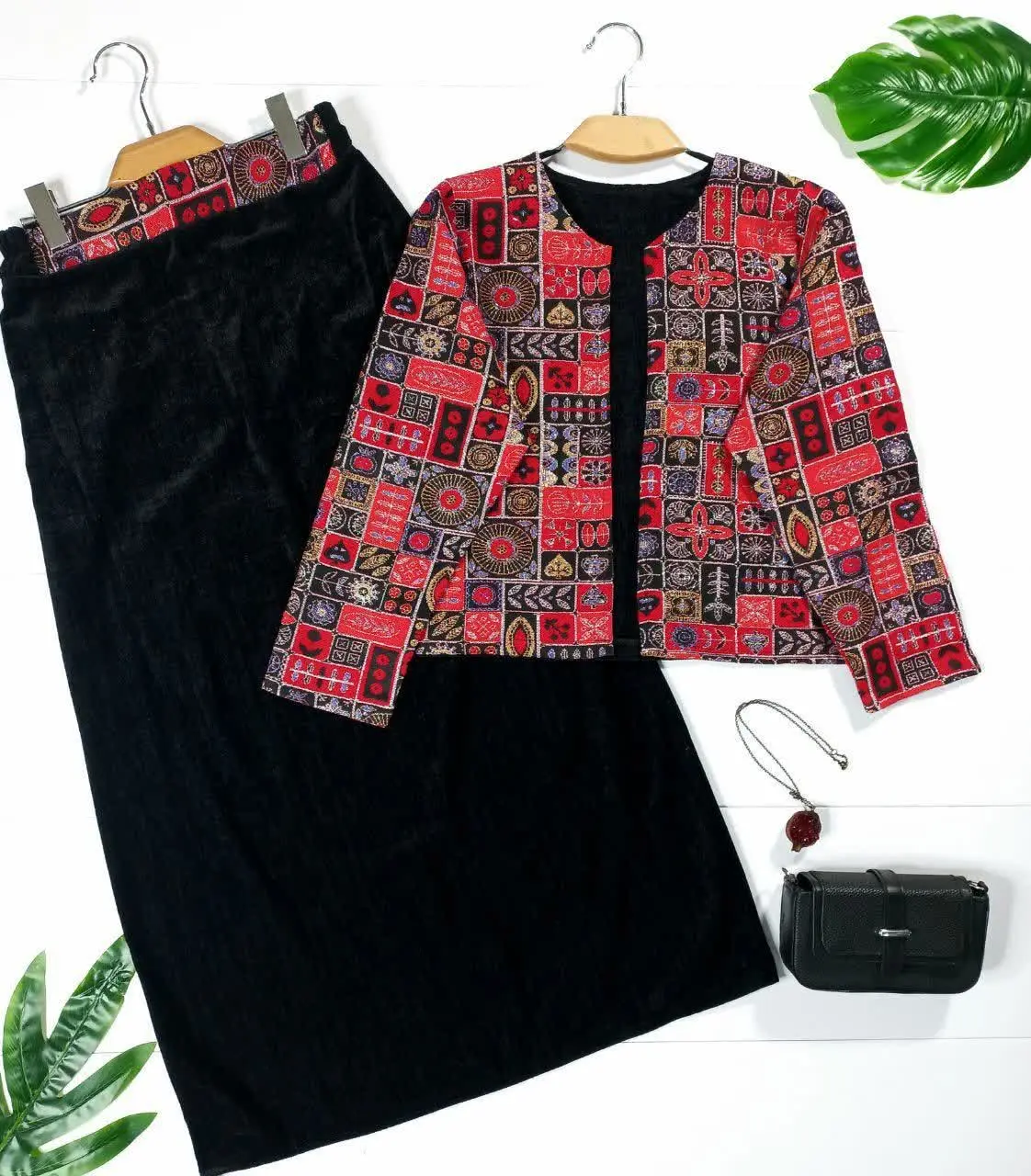 ❤️نام: کت و دامن مدل لیندا
