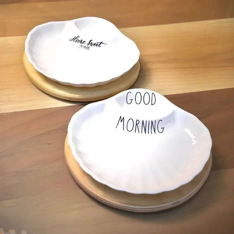 💥مزه خوری صدفی سرامیکی چوبی💥