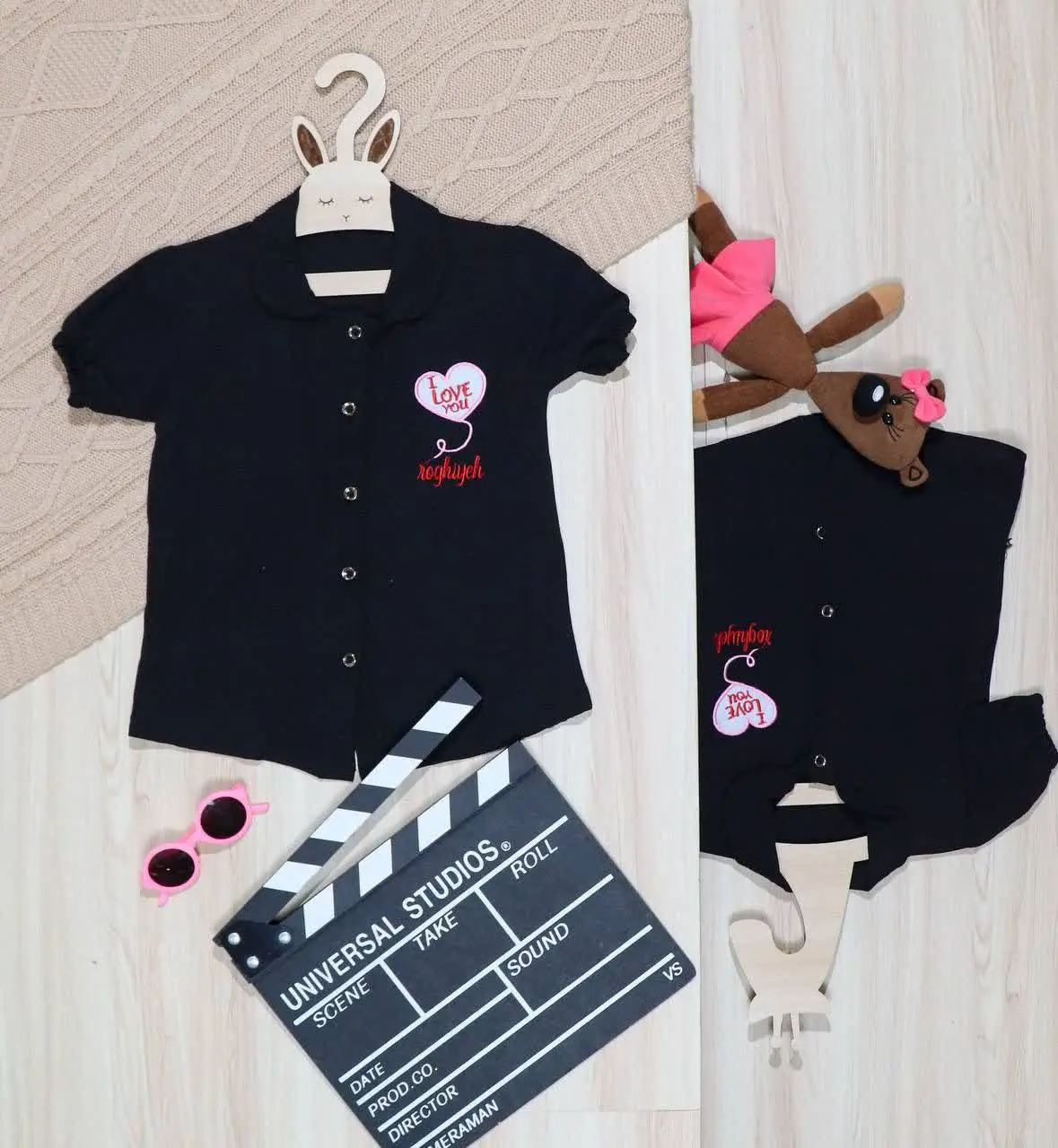 👫شومیز ابروبادی مشکی LOVE ROGHAYEH👫
