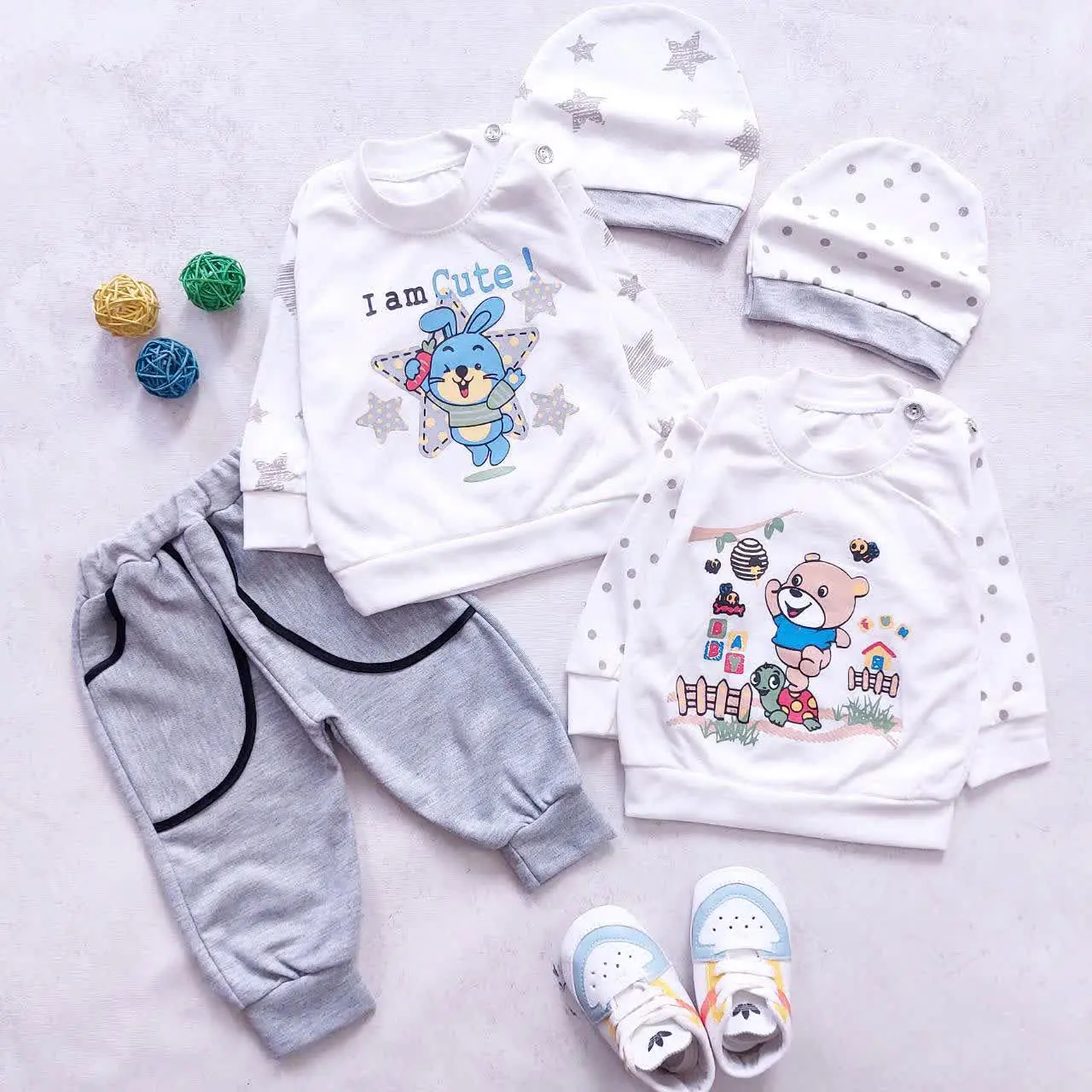 بلوز شلوار نوزادی در دو طرح😍
