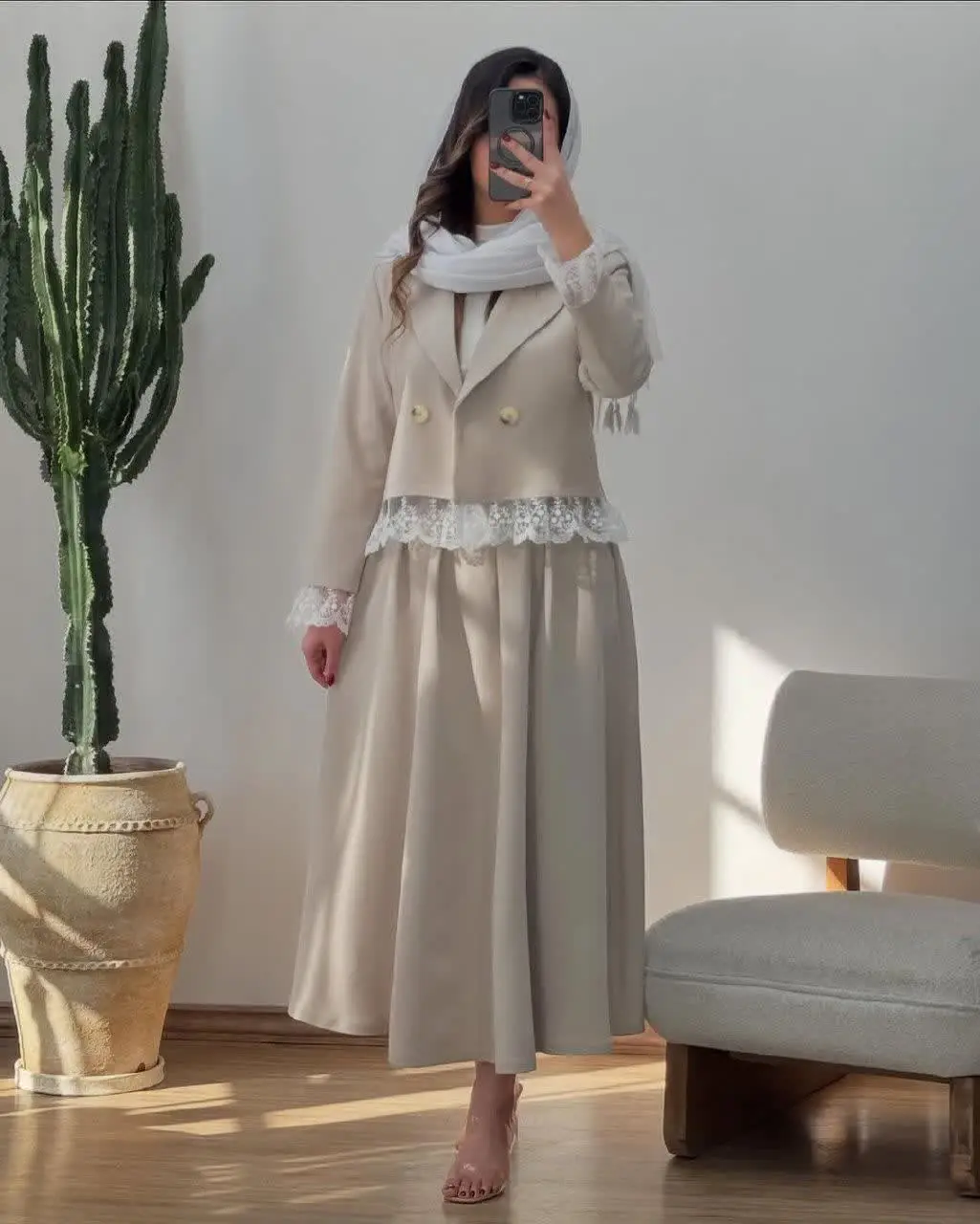 🌷نام: کت و دامن گیپور
