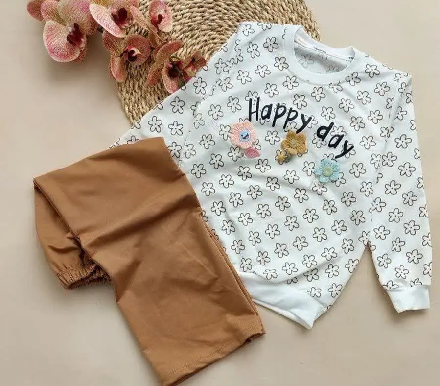 بلوز شلوار دخترانه Happy day