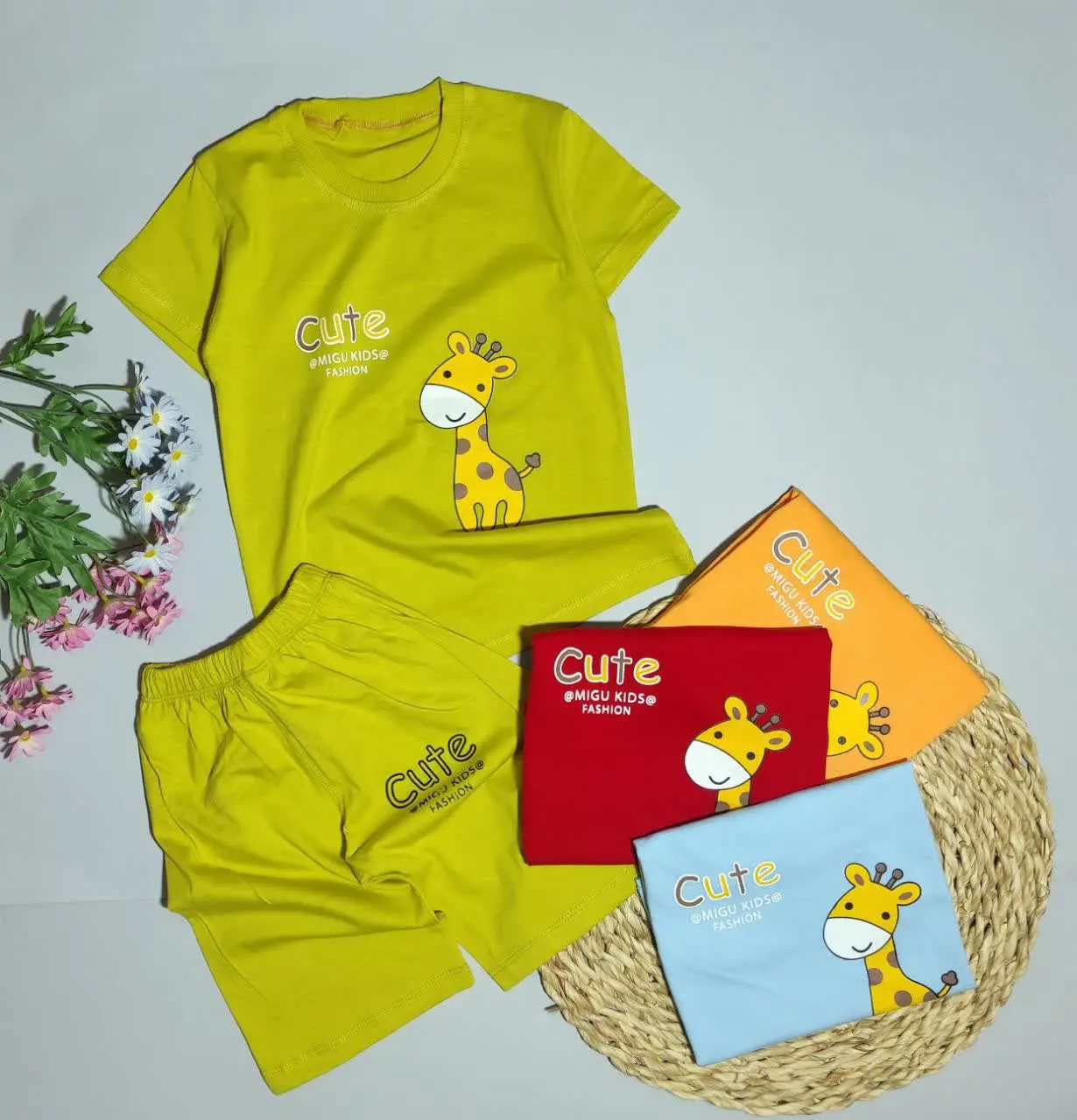 🔮تیشرت شلوارک اسپرت طرحcut🔮
