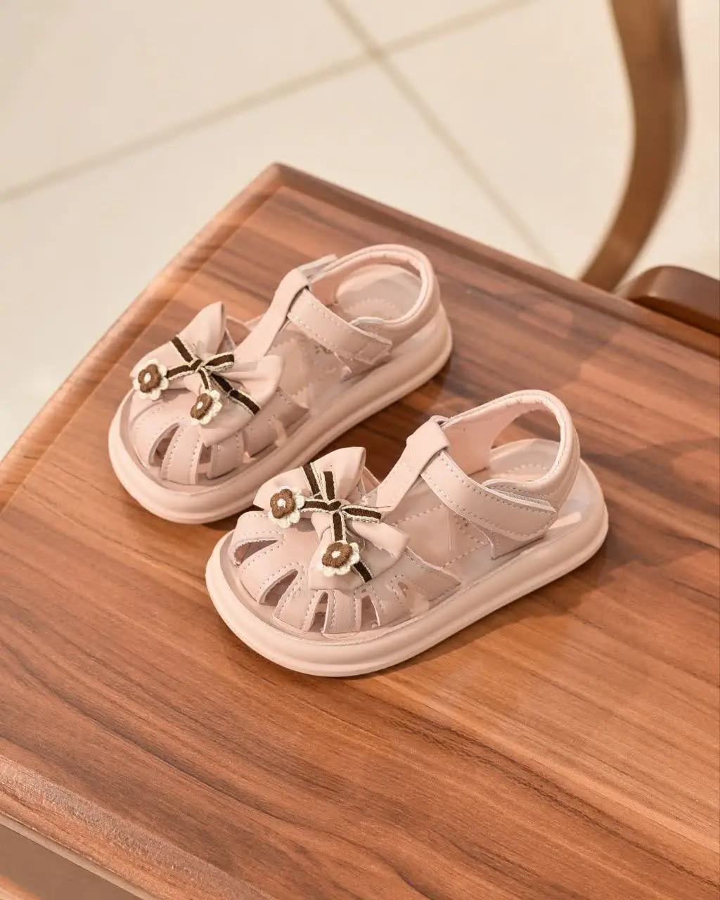 صندل دخترانه جلو بسته پاپیونی اورجینال🎐
