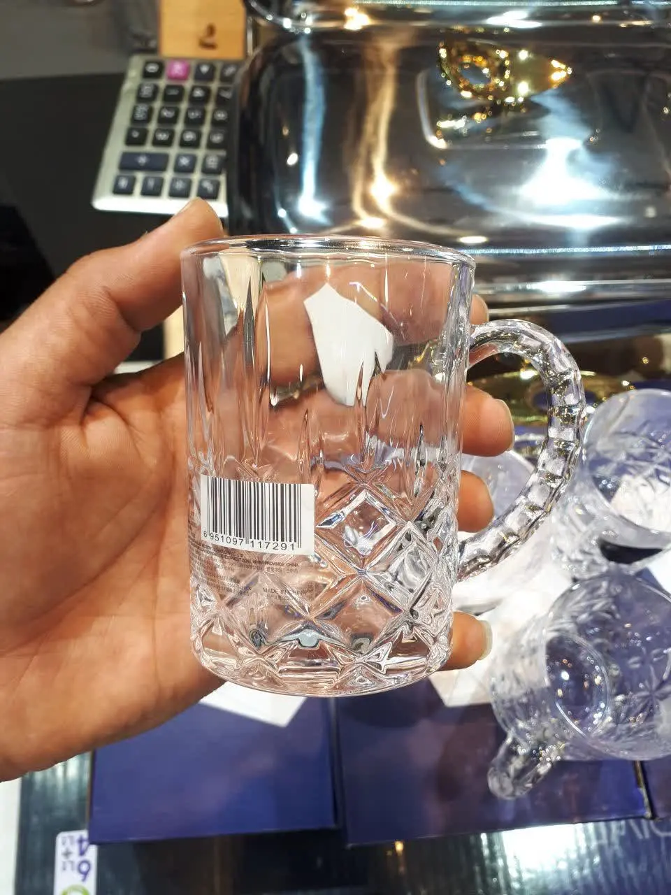 📌 ماگ پوگین دسته دار کریستالین موجود شد در پنج مدل 😍👆
