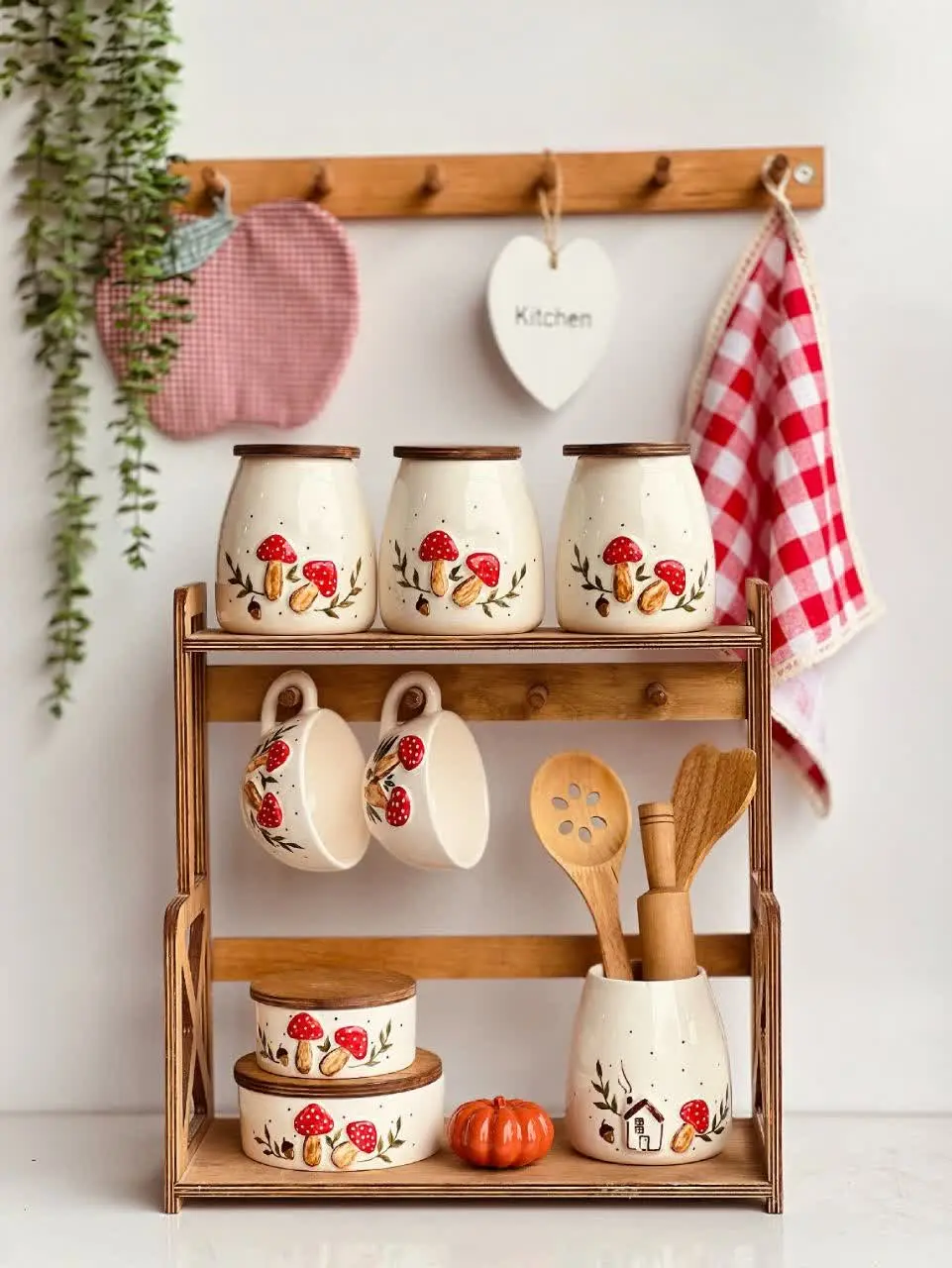 💥ست پاسماوری طرح قارچ مدل ۲💥