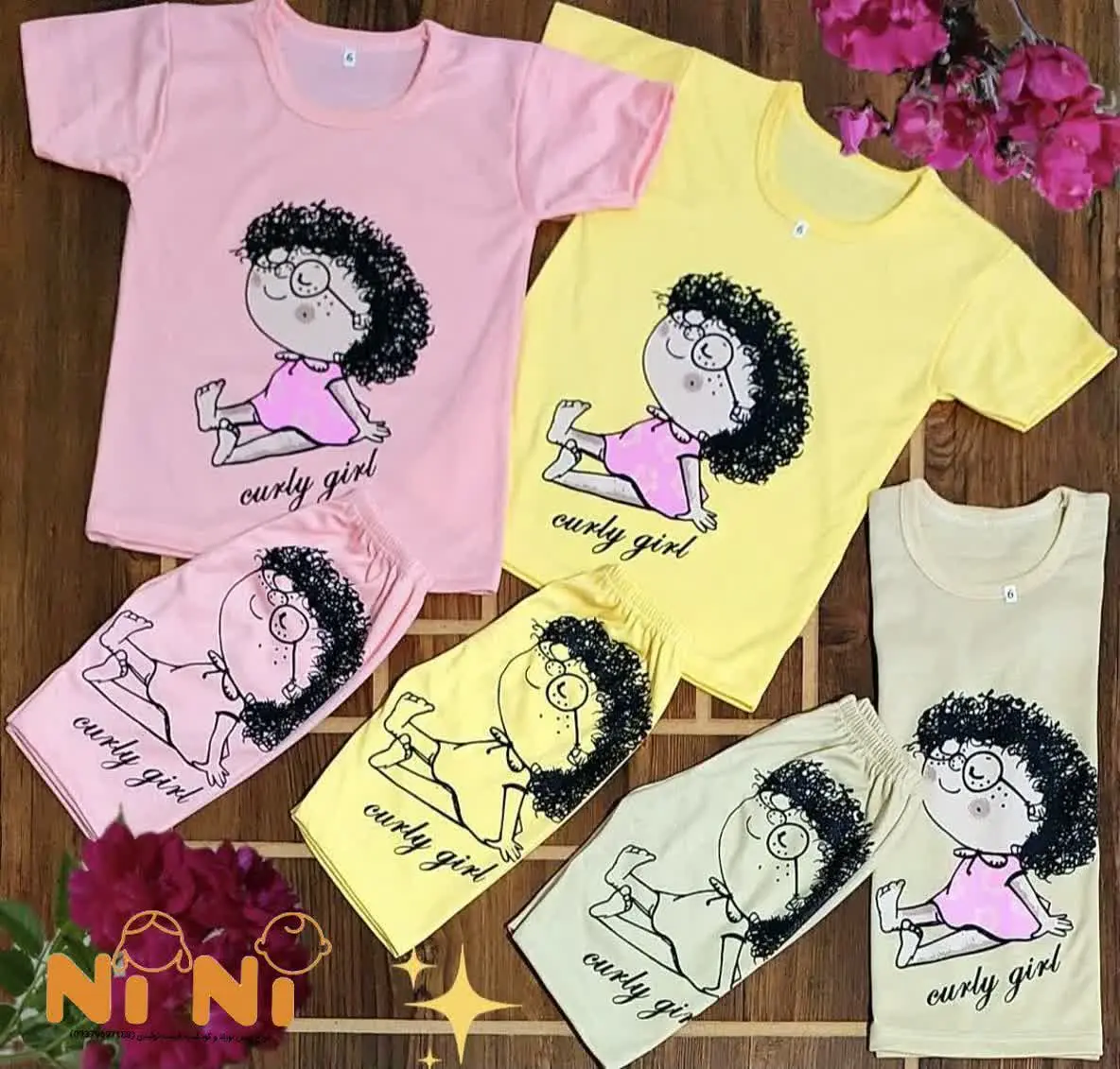 بلوز وشورت سایز ۶و۷و۸. 
