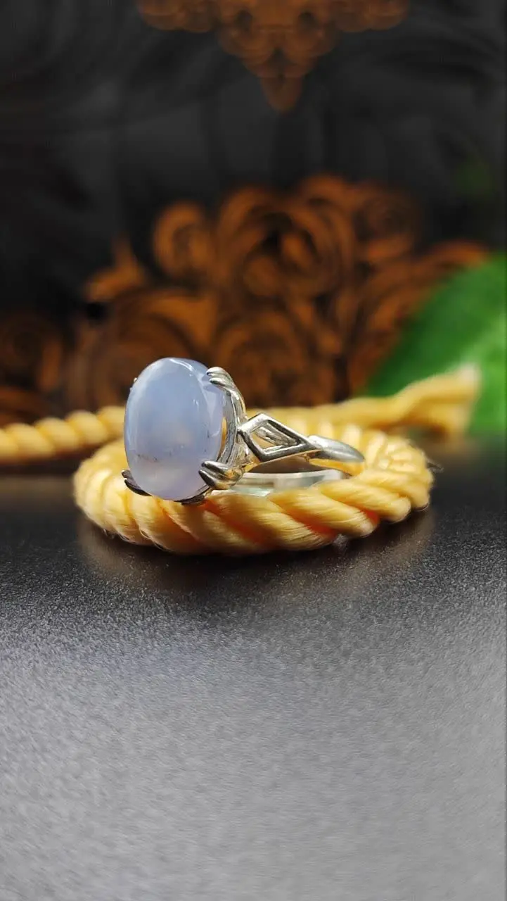 #انگشتر_زنانه_عقیق_کبود
