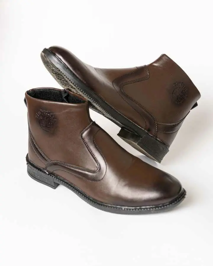 نیم بوت مردانه (قهوه‌ای، مشکی) 
