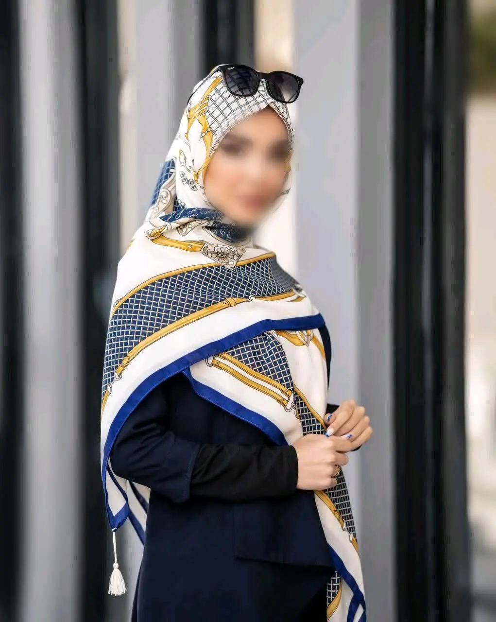 روسری نخی شیک مجلسی با کیفی...
