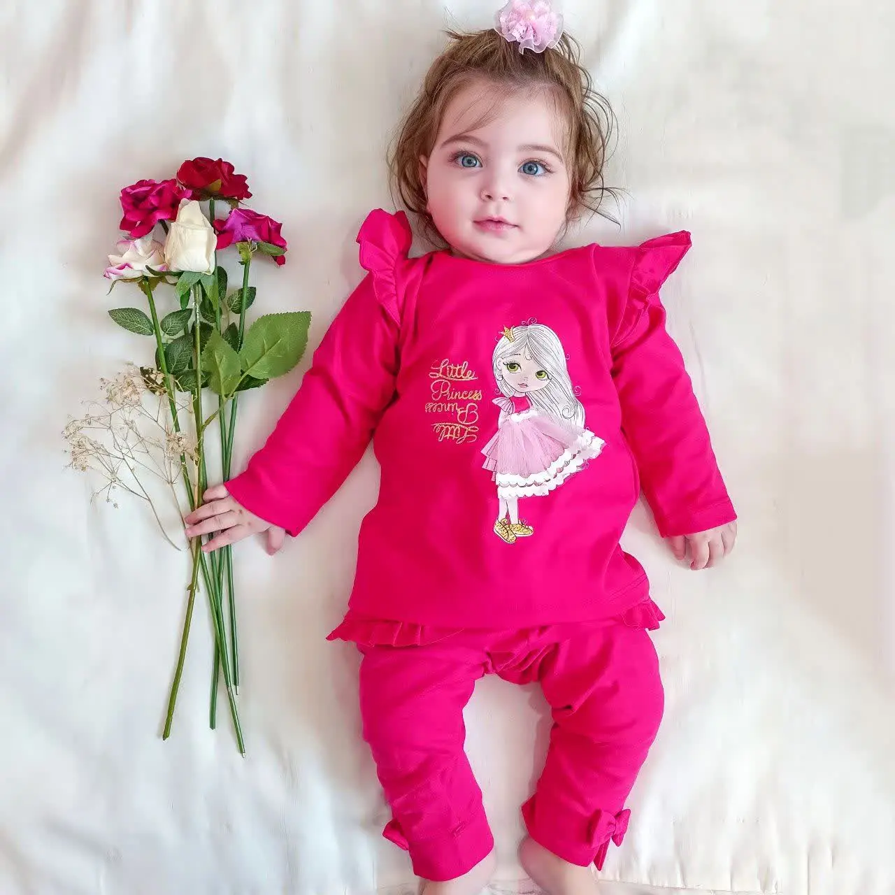 🩷بلوز شلوار دخترانه بارلی🩷