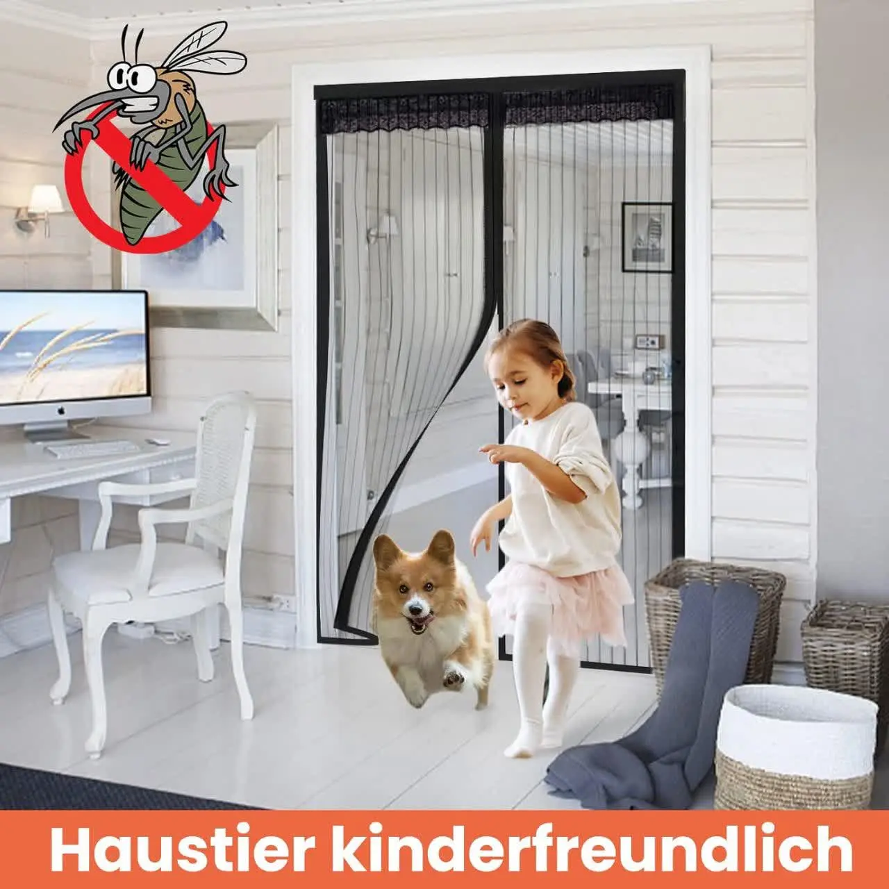 🎊پرده مغناطیسی مجیک مش اصلی 🎊