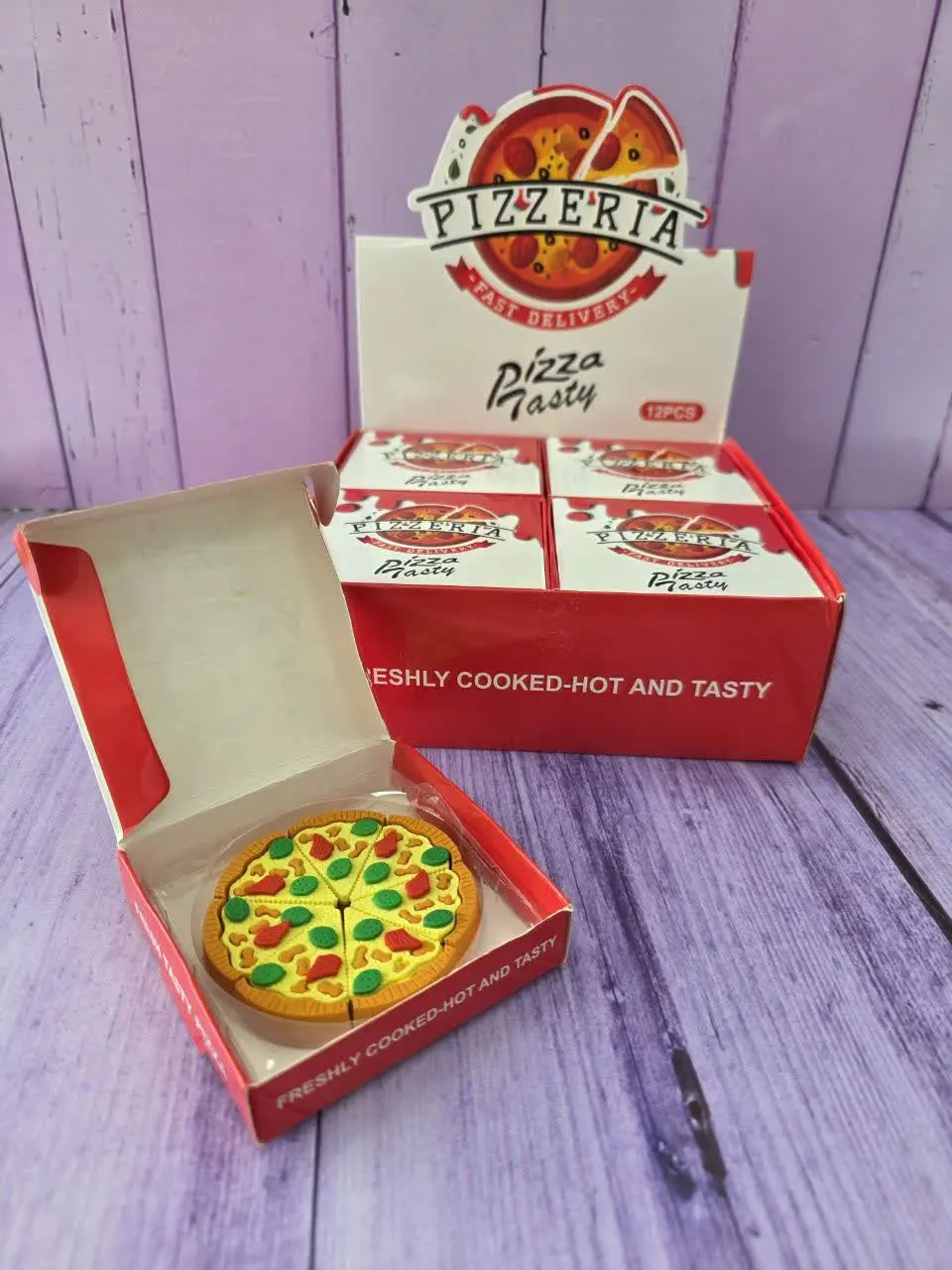 پاک کن فانتزی مدل پیتزا
