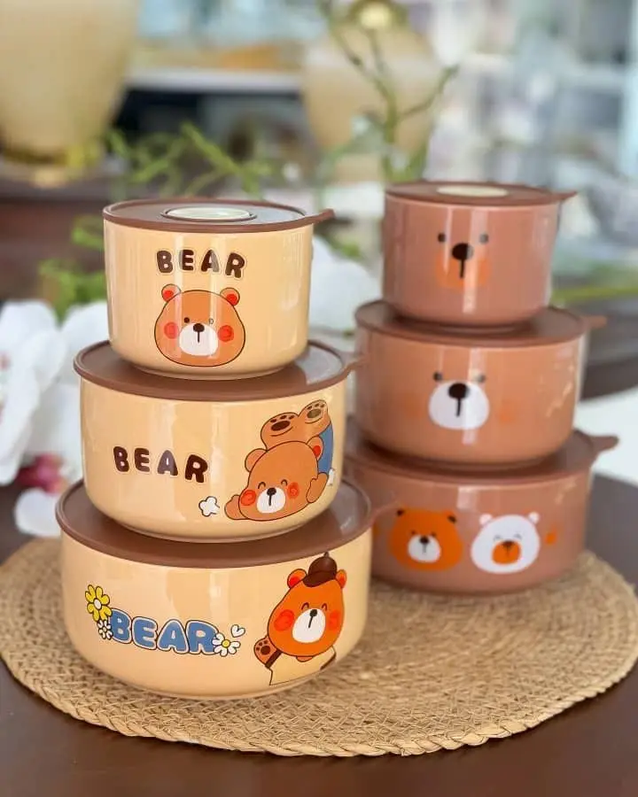 دو مدل ظرف فریزری خرسی 🐻 
