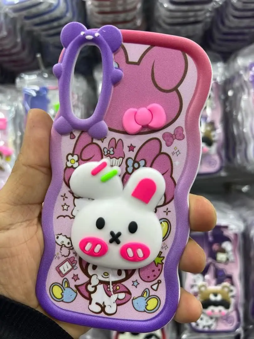 قاب موجی عروسکی برجسته فوق العاده زیبا مخصوص انواع #سامسونگ #شیائومی 
