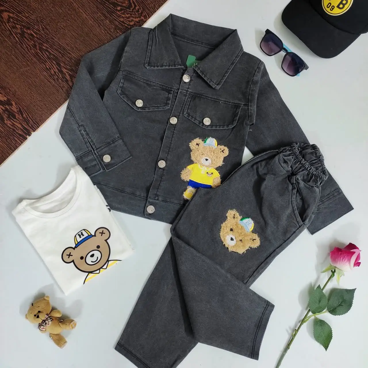  شلوار کمرکشی جیبدار مدل مام 
