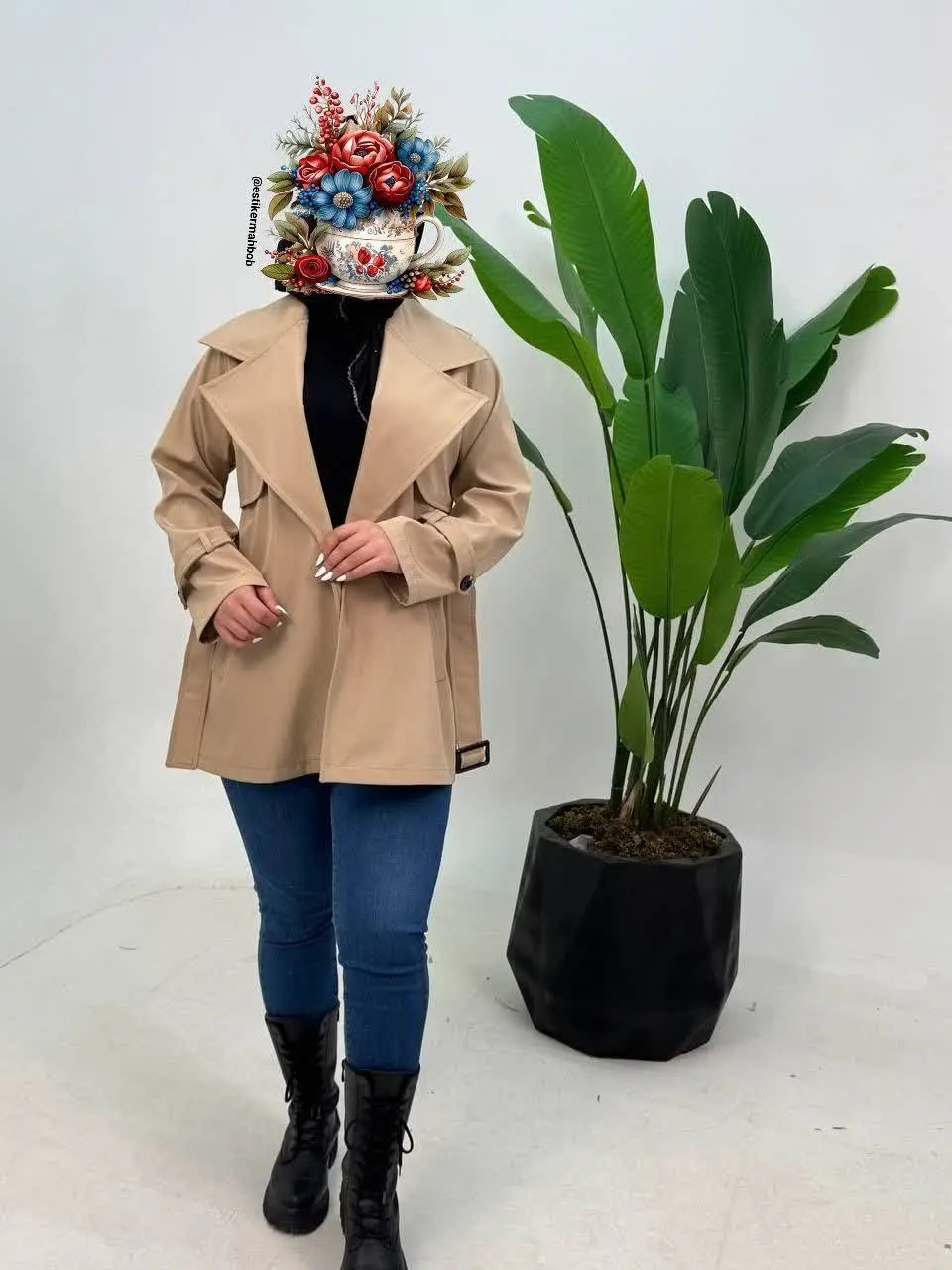 مانتو شنل دار پارمیدا