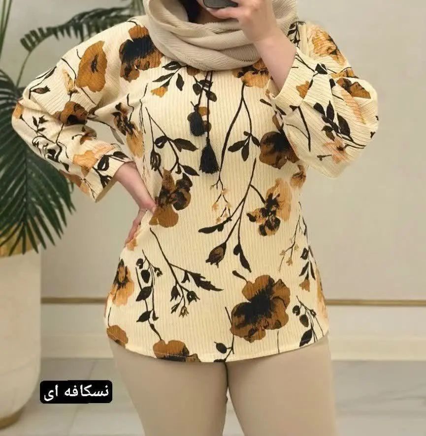 👚نام: تونیک منگوله دار چاپی

