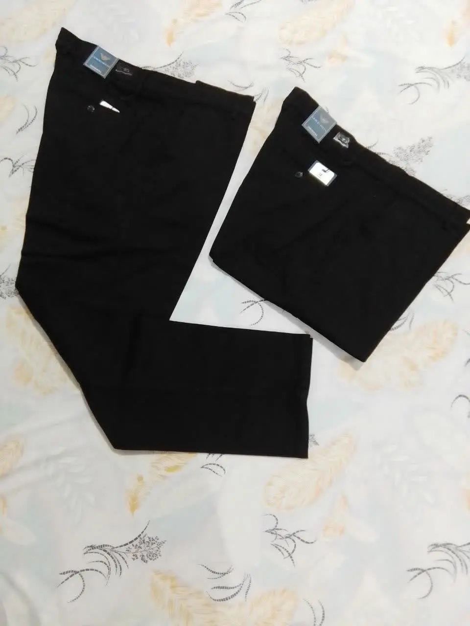 شلوار کتان کلاسیک مشکی
