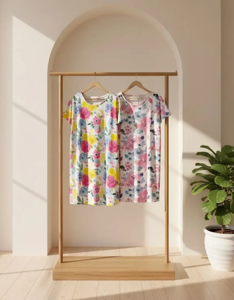 🛍 پیراهن زنانه طرح میشیم