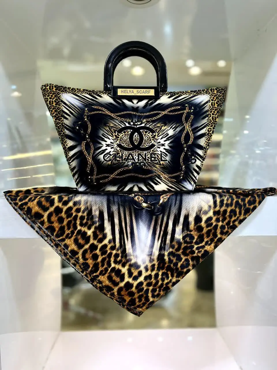 🦚ست کیف و شال مدل قایقی