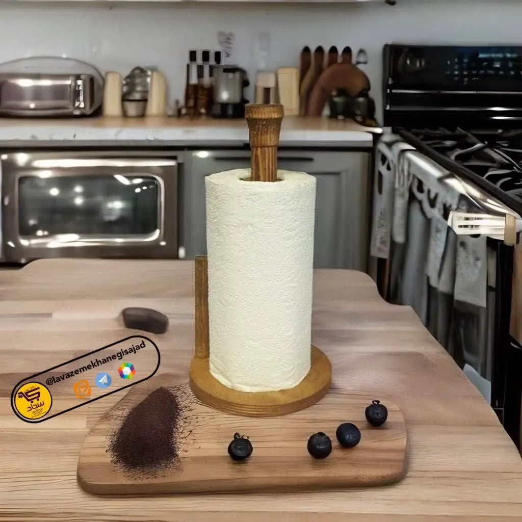 💯جا دستمال رولی چوبی رایکا کد ۱۱۷۸
