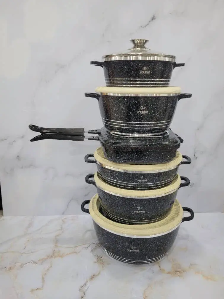 حراجسرویس قابلمه ۱۲ تکه چدن...