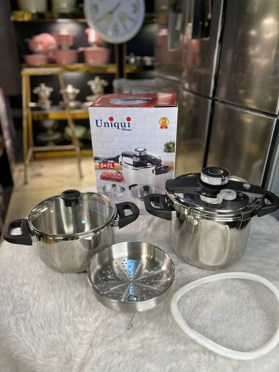 سایز۵و۷لیتر با درب پیرکس و...