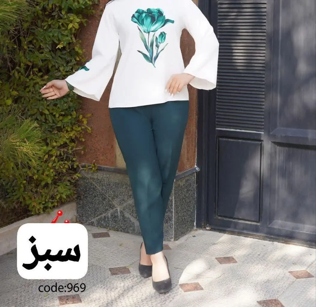 🖋نام: ست بلوز شلوار گل لاله
