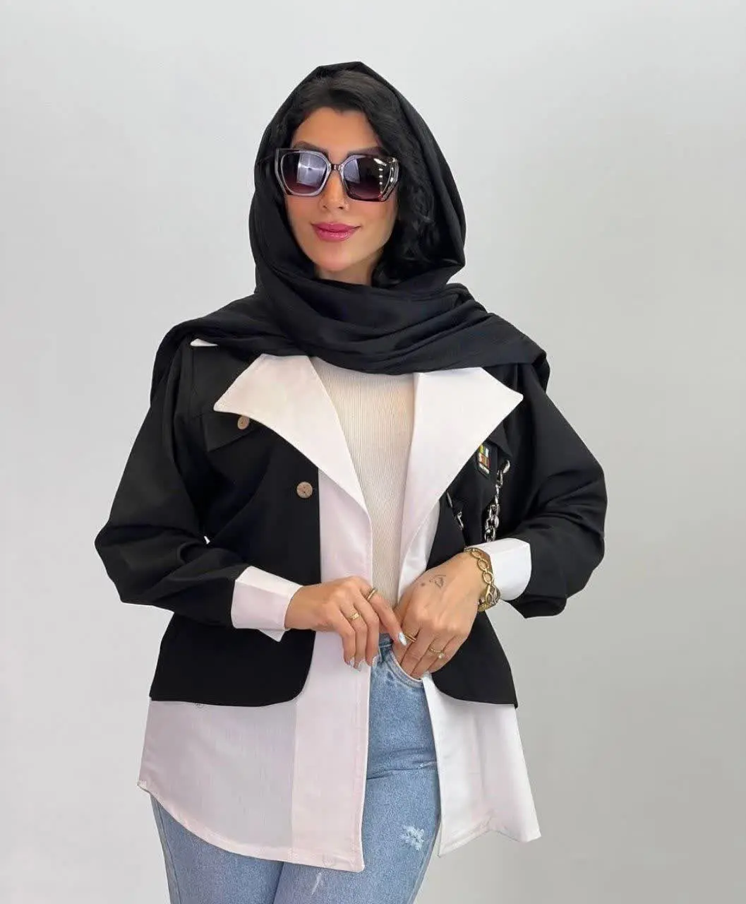 نام: مانتو دورنگ پروانه
