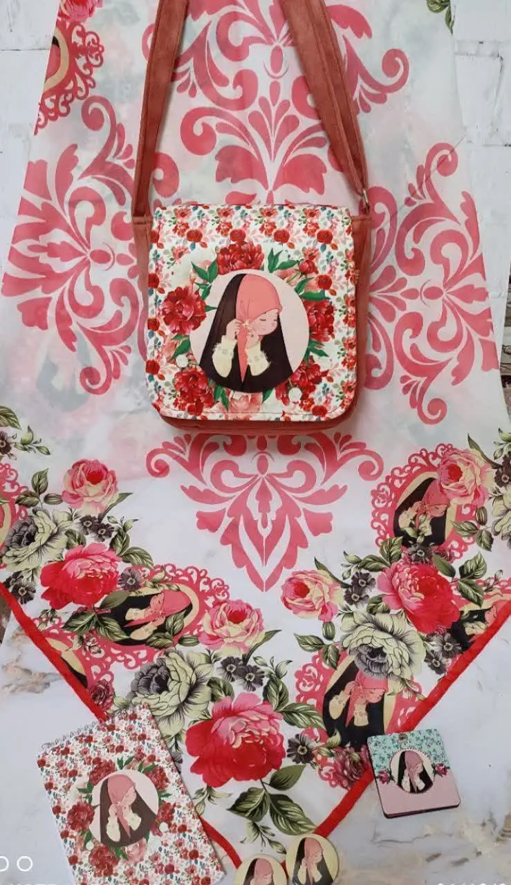 ❣ست روسری و کیف نوجوانی با...