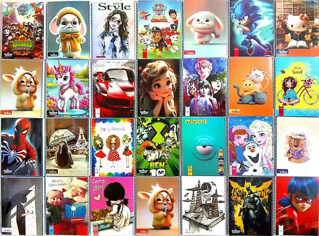 ❗ دفتر ۱۰۰ برگ خطی مجلد فان...